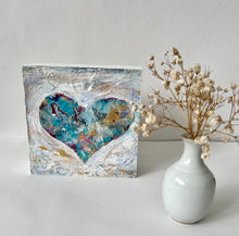 Textured Heart #14 - 5x5