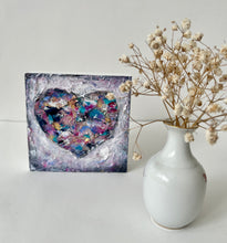 Textured Heart #20 - 4x4